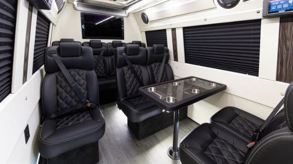 10 passenger sprinter van inside worcester