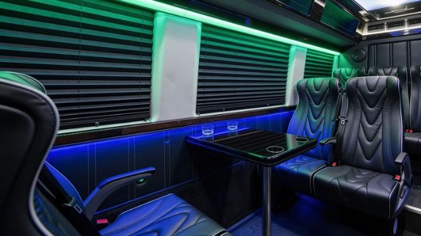 18 passenger sprinter van inside worcester