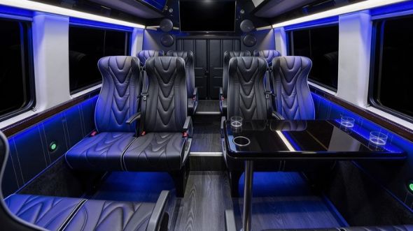 20 passenger sprinter van inside worcester