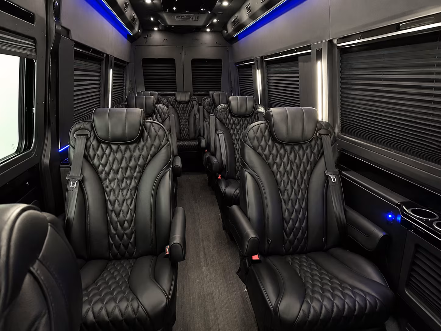 parent coordinated sprinter van bookings with set pickup and return times in worcester