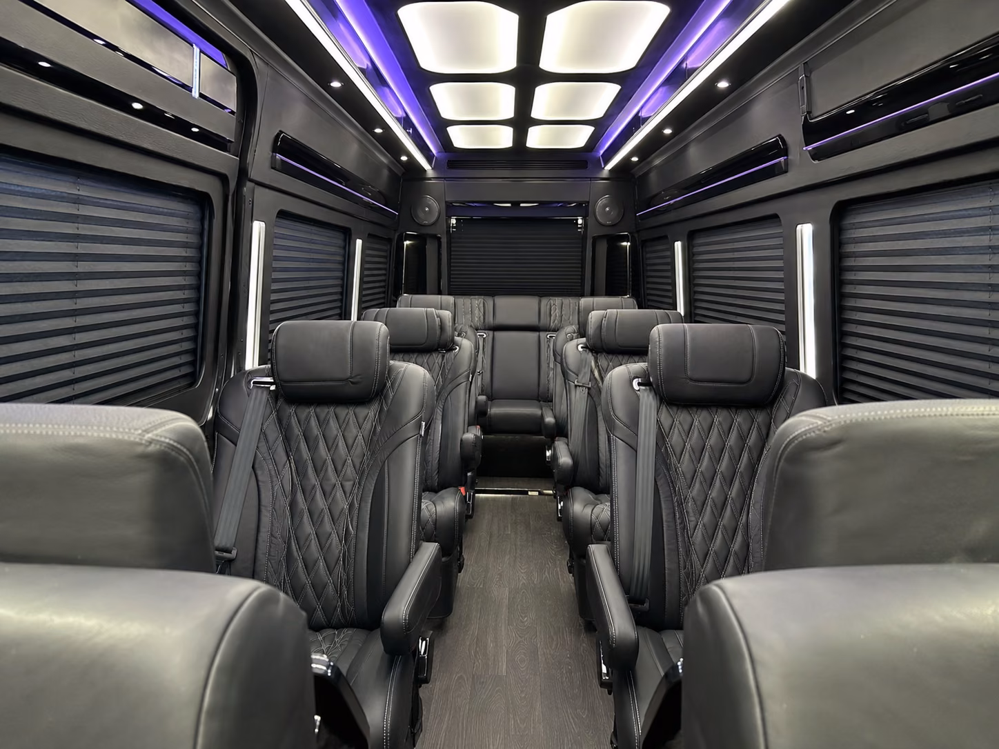 worcester 15 passenger sprinter van interior
