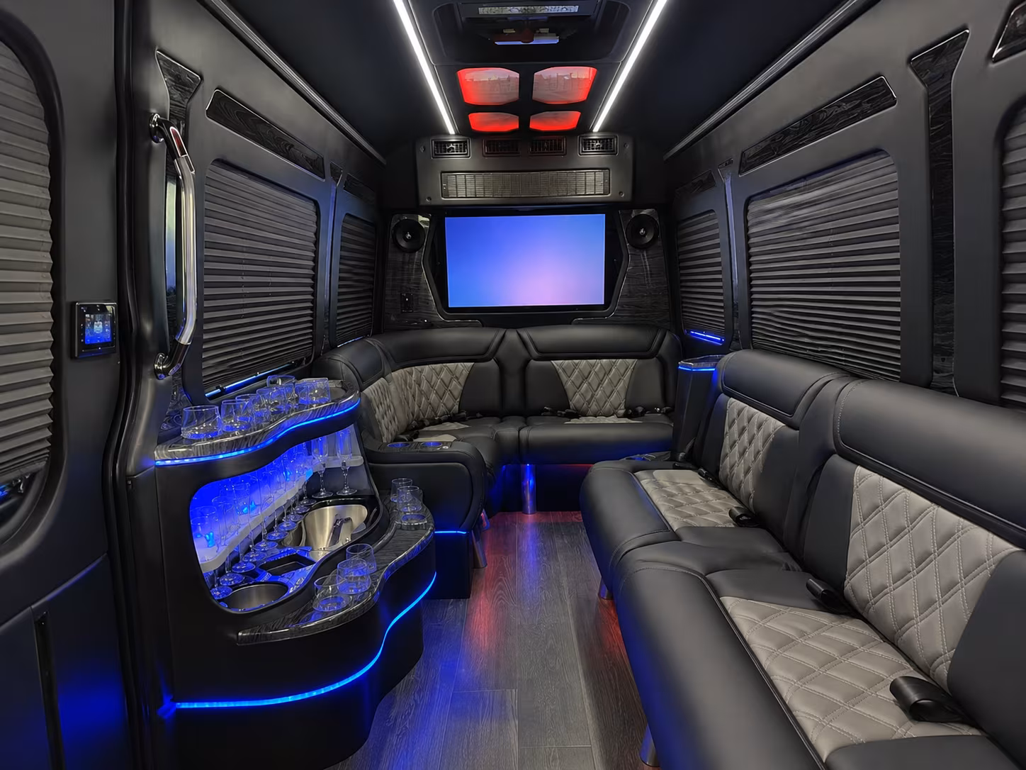 worcester sprinter limousine inside