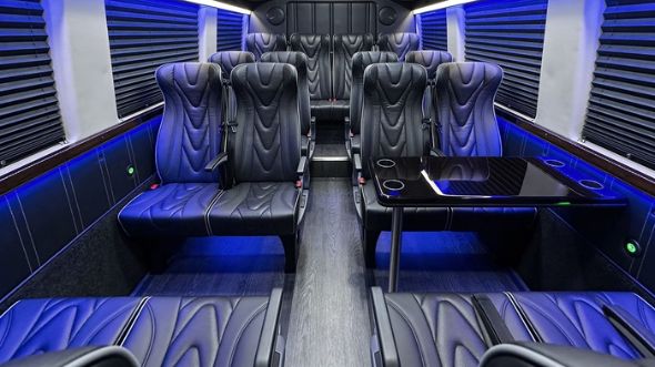 worcester 20 passenger sprinter van interior